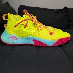 Adidas Harden Stepback 3 - US 11.5 - Yellow Pink